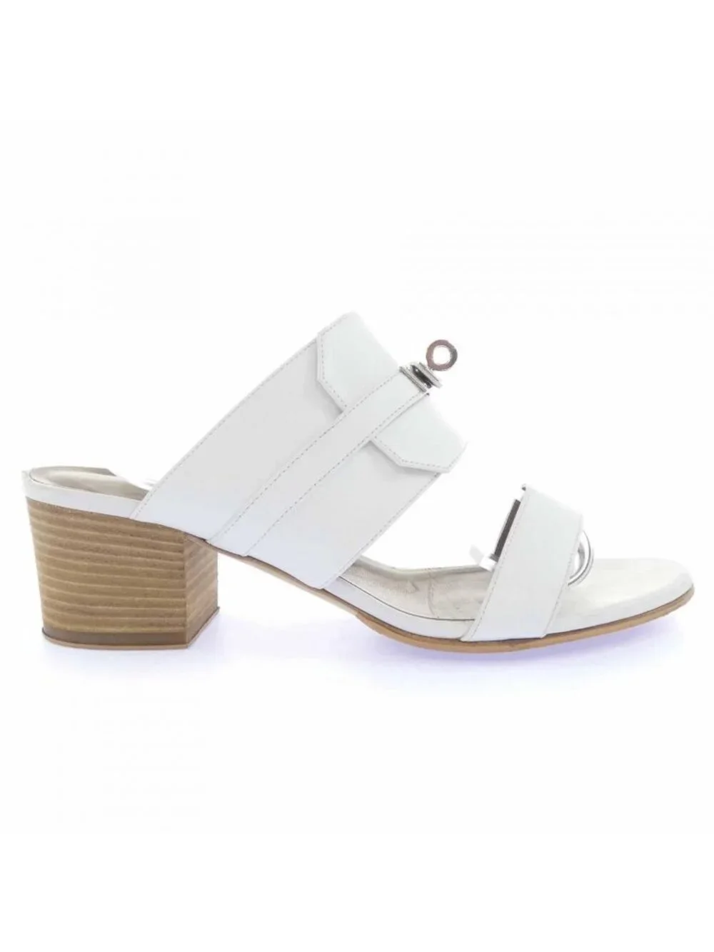 Hermes Ovasion Sandals White